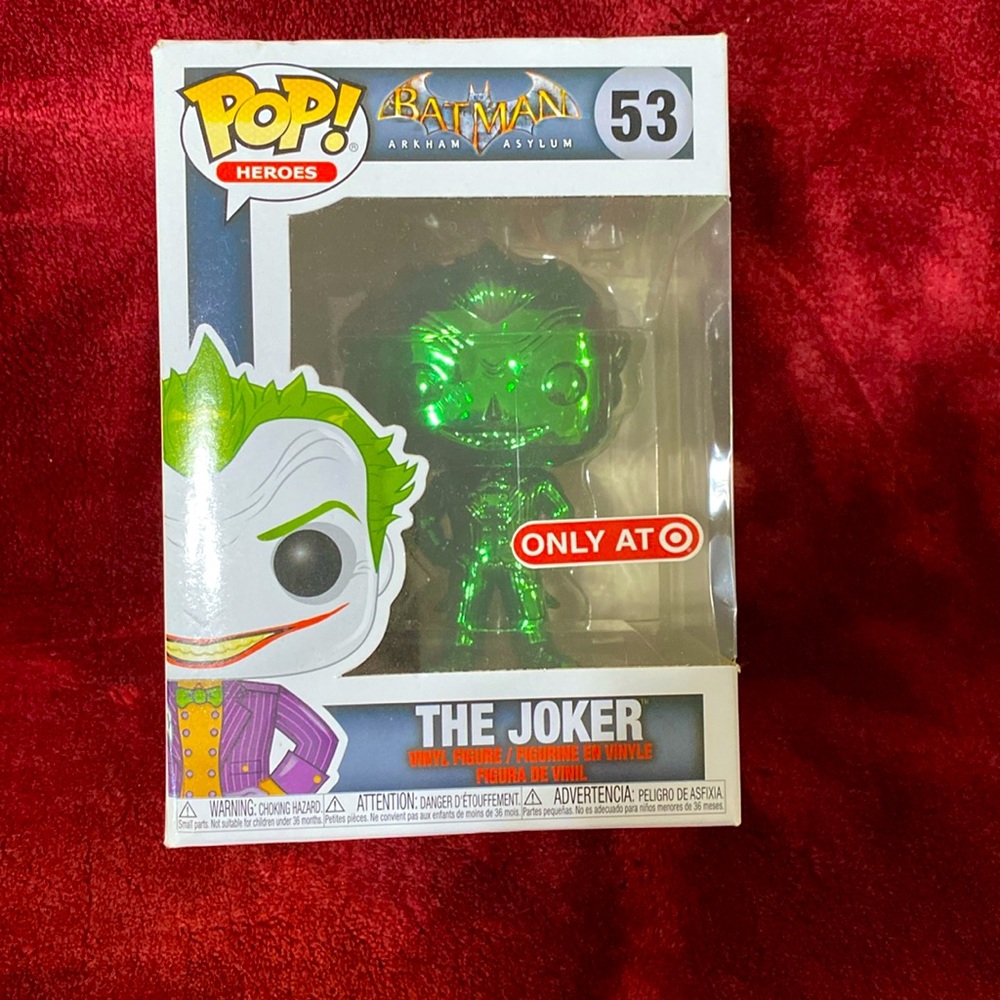🍀3/$40🍀 Funko Pop DC Comics The Joker (Green Chrome) Special Edition